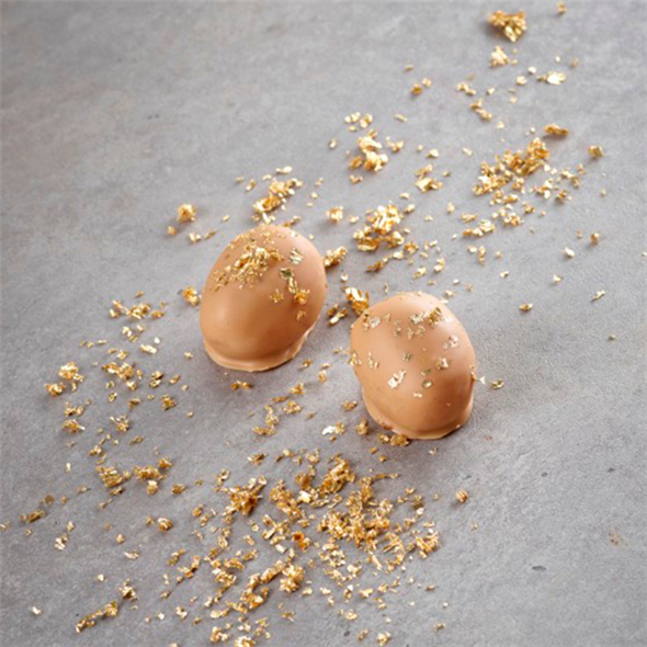 Påskeæg med marcipan og appelsin