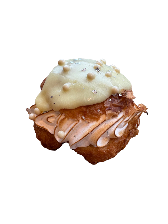 Fastelavnsbolle med lemon curd og italiensk marengs