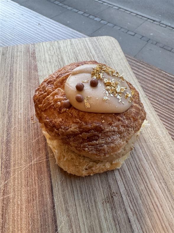 Fastelavnsbolle med mocca valnød